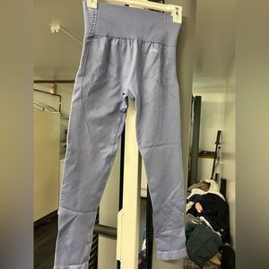 AYBL Seamless Leggings, Blue, Size Medium